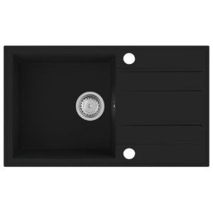 GRANITAL POMIVALNO KORITO SINK SOLUTION NATURA 40 PLUS ČRN