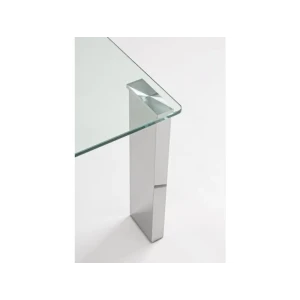 Klubska mizica NEW ARLEY 120X60 ima noge iz MDF-a, prekrite z jekleno folijo. Mizna plošča je iz kaljenega stekla. Material: - MDF - Kaljeno steklo