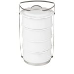 SPECIALNA POSODA RIESS 4 DELNA MENAŽNA GARNITURA WEISS EMAJLIRANA