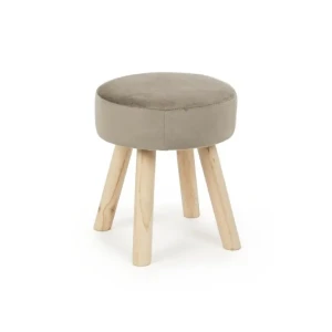 Tabure ADEL taupe ima okvir iz borovega lesa in MDF-ja, prevleka je iz poliestra z žametnim učinkom. Material: - Les - Poliester Barva: - Les - Taupe