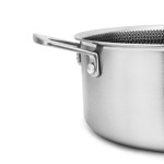 LONEC / KOZICA ENAMELIE 24 CM MATRIX KOZICA S STEKLENIM POKROVOM - slika 5