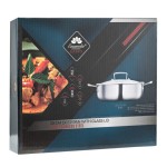 LONEC / KOZICA ENAMELIE 28 CM MATRIX KOZICA PLITVA S STEKL.POKROVOM - slika 2