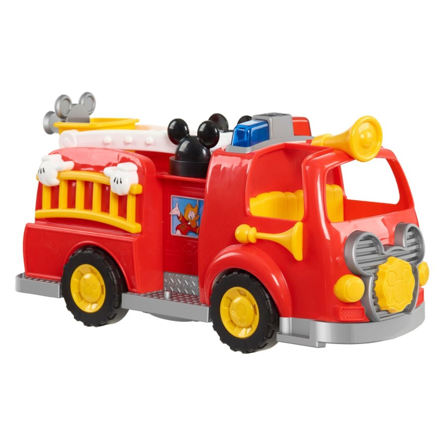 vključuje pa tudi eno 8 cm zgibno figuro Mikija miške in eno figuro Plutona. Otroci lahko Mickeya in Plutona postavijo v kabino in se podajo v katero koli pustolovščino. Postavite Mickeyja v košaro z lestvijo in se pretvarjajte