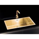 NERJAVNO POMIVALNO KORITO ALVEUS MONARCH QUADRIX 60 BRONZE 790X450MM - slika 4