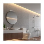 DEKORAT. STENSKA SVETILKA MILAGRO SHINE KROM 40CM 7W LED ML030 - slika 3