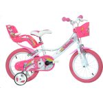 Naj se vaša mala princeska zapelje na kolesu Unicorn.<br /><br /><b>Lastnosti</b>:<ul><li>napihljiva kolesa