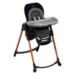 tako vas bo blagovna znamka Maxi-Cosi spremljala ne le na cesti ampak tudi doma.Visoki stol Minla ponuja večnamensko rešitev z dolgo življenjsko dobo. Z zelo mehkim in udobnim reduktorjem sedeža lahko uporabljate visoki stol od rojstva. Zahvaljujoč šestim različnim možnostim sedenja