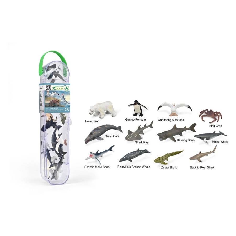 Collecta set mini živali vsebuje 12 mini figuric živali. Natančno izdelane figurice so do najmanjše podrobnosti enake pravim živalim. Tako si lahko resnično predstavljate ta neverjetna bitja. Figurice živali so pakirane v priročni škatlici