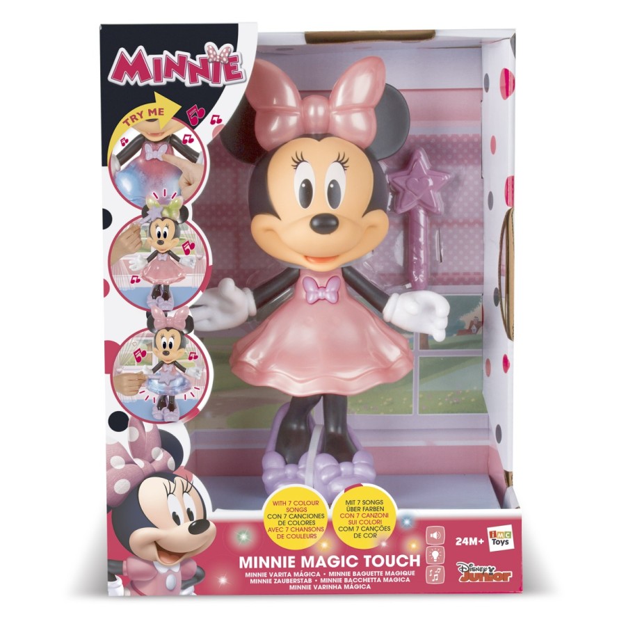 kako se sveti in menja čudovite barve! Tudi Minnie-jina mašnica je sveti in menja barve