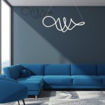 VISEČA SVETILKA MILAGRO LOCA BELA 56W LED ML5491 - slika 3