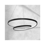 VISEČA SVETILKA MILAGRO LUCERO ČRNA 48W LED ML7948 - slika 2