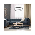 VISEČA SVETILKA MILAGRO LUCERO ČRNA 48W LED ML7948 - slika 4