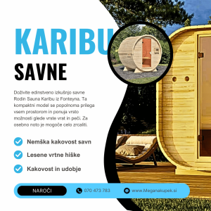 KARIBU lesene vrtne hiške