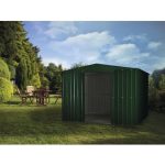 KOVINSKA VRTNA HIŠKA GLOBEL DREAM 108 ZELENA Š296 X G238 X V203 CM - slika 5