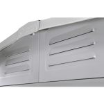 KOVINSKA VRTNA HIŠKA GLOBEL DREAM 88 SREBRNA Š234 X G238 X V198 CM - slika 4