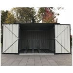 KOVINSKA VRTNA HIŠKA GLOBEL FAMILY - ZA 4 KOLESA Š203 X G189 X V166 CM - slika 2