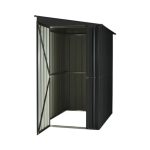 KOVINSKA VRTNA HIŠKA GLOBEL LEANTO 56 ANTRACIT Š145 X G172 X V204 CM - slika 3