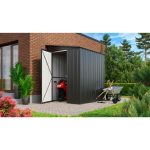 KOVINSKA VRTNA HIŠKA GLOBEL LEANTO 56 ANTRACIT Š145 X G172 X V204 CM - slika 5