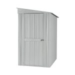 KOVINSKA VRTNA HIŠKA GLOBEL LEANTO 56 SREBRNA Š145 X G172 X V204 CM - slika 2