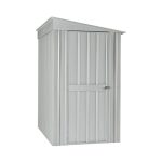 KOVINSKA VRTNA HIŠKA GLOBEL LEANTO 56 SREBRNA Š145 X G172 X V204 CM