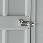 KOVINSKA VRTNA HIŠKA GLOBEL LEANTO 56 SREBRNA Š145 X G172 X V204 CM - slika 3