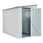 KOVINSKA VRTNA HIŠKA GLOBEL LEANTO 58 SREBRNA Š145 X G234 X V204 CM - slika 2