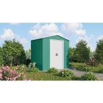 KOVINSKA VRTNA HIŠKA PERGART KÖLN II 65 ZELENA S184 X G119 X V184 CM - slika 2