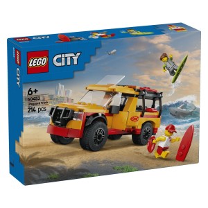 Lego® City Reševalno vozilo reševalcev iz vodeReševalcem iz vode se pridruži v reševalnem vozilu. Kulsko vozilo je polno osnovnih pripomočkov za posredovanje