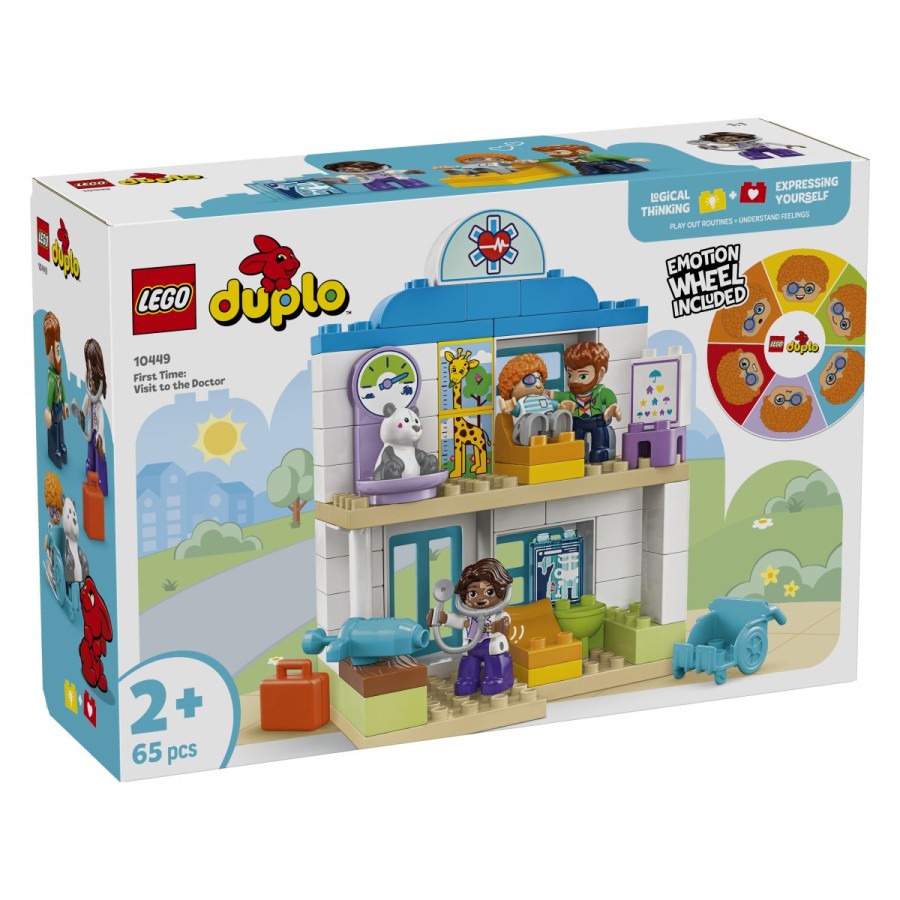 Lego® Duplo® Prvič: Obisk pri zdravnikuMalčki se pridružijo fantku