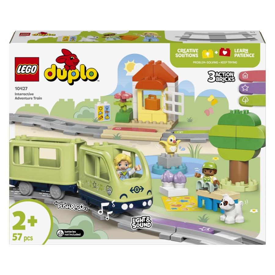 zvokov in prilagodljive zabave. Brezplačna aplikacija LEGO® DUPLO® interaktivni vlaki še poveča igralne možnosti