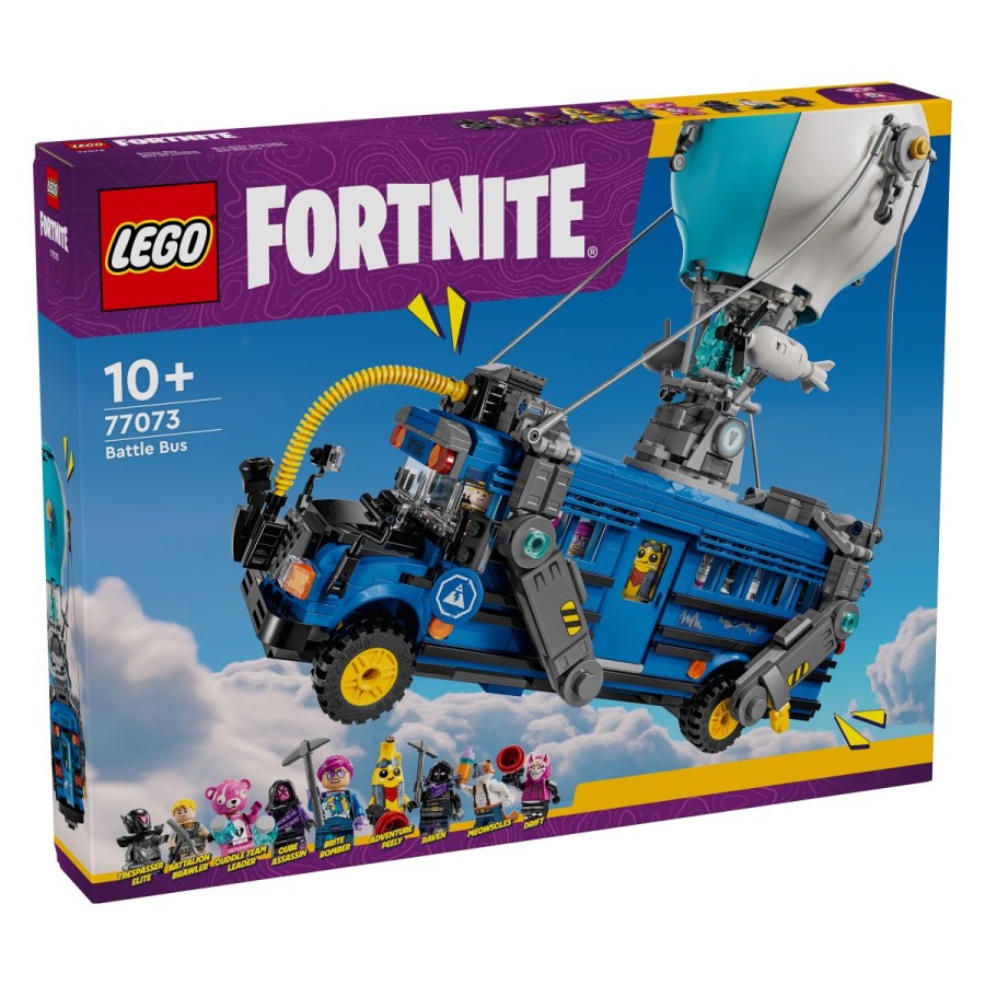 LEGO® Fortnite Battle BusSi pripravljen/-a na potovanje v čudovit svet LEGO® Fortnite®? Zabavaj se pri sestavljanju neverjetnega Battle Busa