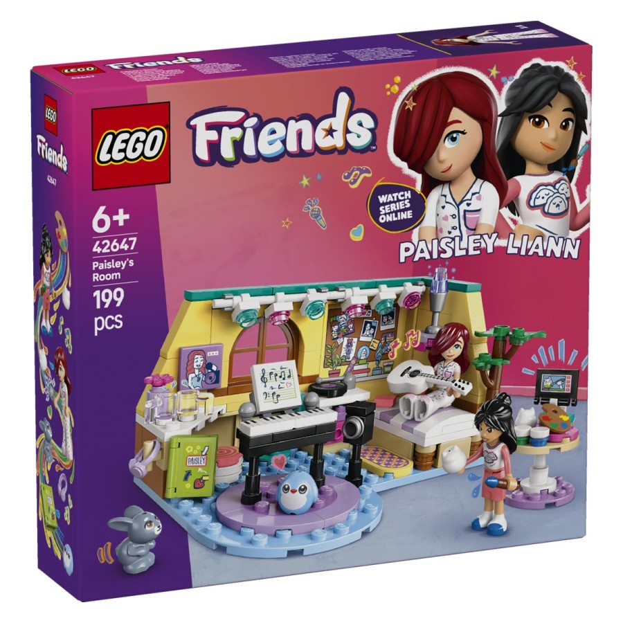 Lego® Friends Paisleyjina sobaDruženje s prijateljem je tako zabavno! Danes je Paisley povabila Liann