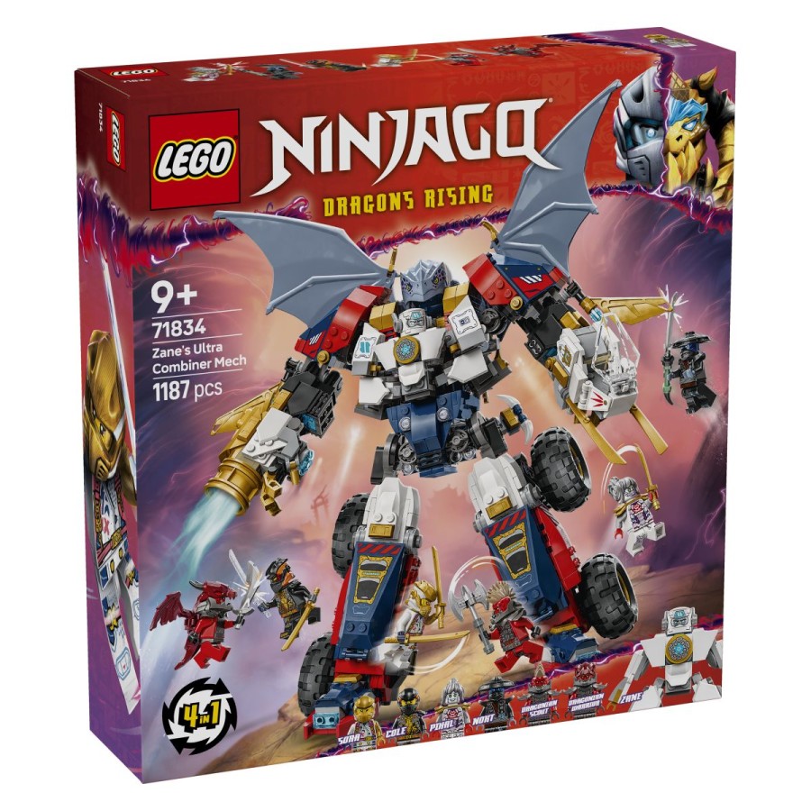 Lego® Ninjago® Zanov ultra kombinirani robotski oklepPridruži se ninja junakom