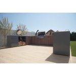 LETNA KUHINJA ELEMENT Z PREDALI ANTRACIT 636 X 634 X 920 MM - slika 4