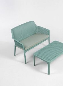 Blazina za klop NET - gray stone - slika 8