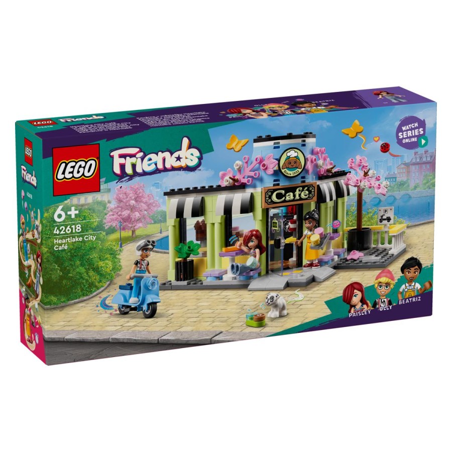 Lego® Friends 42671 Rastlinska kavarna in cvetličarnaPrijateljstvo se v Rastlinski kavarni in cvetličarni v Heartlake Cityju kar razcveta. To je popoln prostor