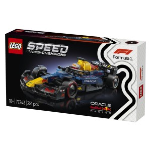 Obeleži svoje navdušenje nad Formulo 1® z dirkalnikom LEGO® Hitrostni prvaki Oracle Red Bull Racing RB20 F1