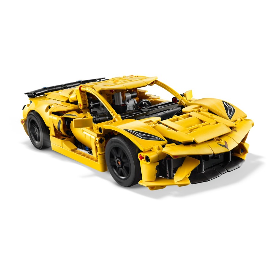 da sestaviš LEGO® Technic Chevrolet Corvette Stingray. Sestavi realistične podrobnosti