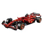 ko sestavljaš avtomobil F1 LEGO® Technic Ferrari SF-24 F1 v merilu 1:8 za odrasle. Razišči realistične podrobnosti krmiljenja