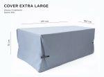 Prevleka za vrtno pohištvo XL. Nardi prevleka za zaščito večjega zunanjega pohištva v temno sivi barvi. Na voljo tudi za zaščito stolov, miz, Komodo