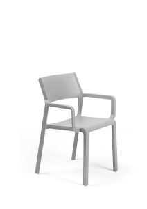 Vrtni stol TRILL proizvajalca NARDI. Kvaliteten vrtni stol iz steklenih vlaken z mat površino in je prijetnostjo na otip. Opis: okvir iz polipropilena in