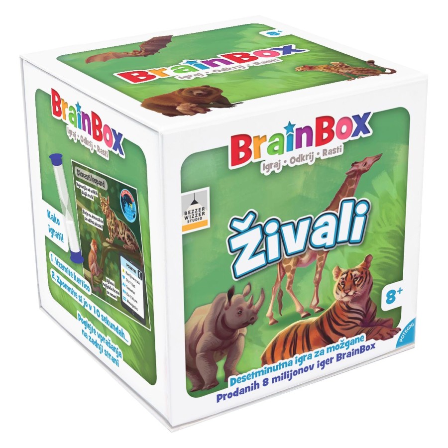 BrainBox ŽivaliBrainBox je zabavna igra s kartami za spomin in opazovanje