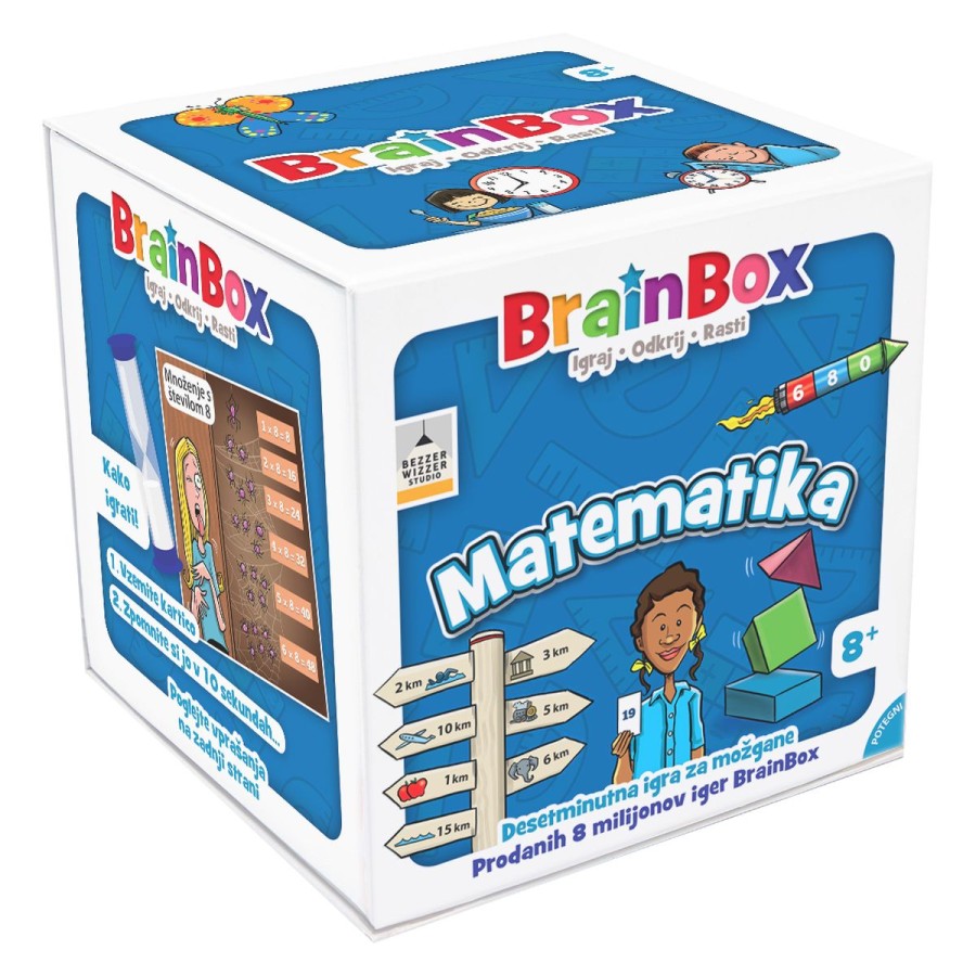 BrainBox MatematikaBrainBox je zabavna igra s kartami za spomin in opazovanje