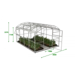 Vrtni rastlinjak Garden – popolna izbira za zdravo rast vaših rastlin
