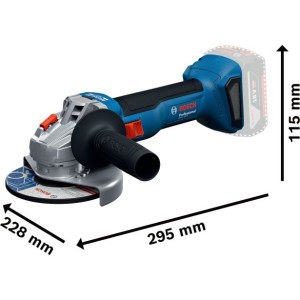 AKUMULAT. KOTNI BRUSILNIK BOSCH PROFESSIONAL GVS 18V-8 BREZ BATERIJE