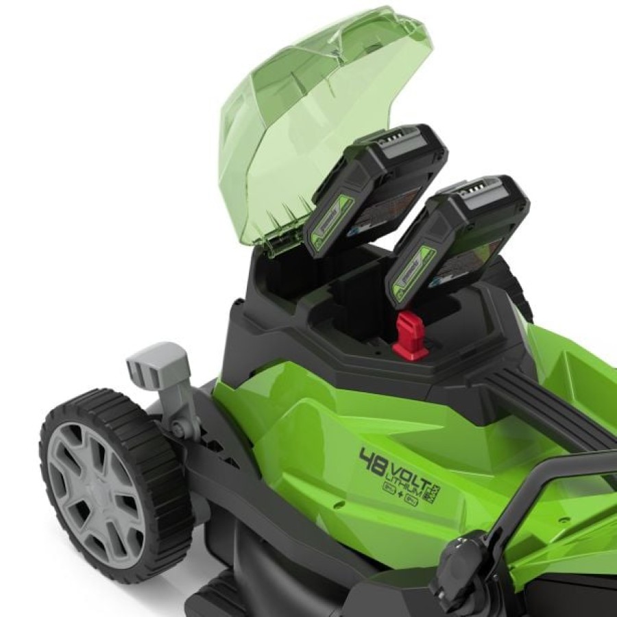 AKUMULATORSKA KOSILNICA GREENWORKS 48V 36CM 2 X 2AH BATERIJA IN POLNILNIK+NITNA KOSIL.