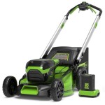 AKUMULATORSKA KOSILNICA GREENWORKS 60V 46 CM SAMOHODNA Z 4AH BATERIJO IN POLNIL.