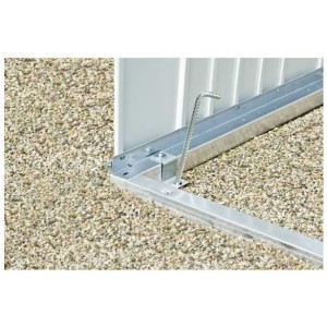 DODATKI ZA KOVINSKE HIŠKE BIOHORT 150X78X4 CM ALUMINIJASTI TALNI OKVIR