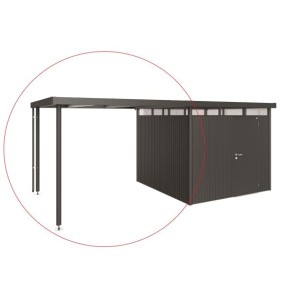 DODATKI ZA KOVINSKE HIŠKE BIOHORT STRANSKI NADSTREŠEK HIGHLINE H4 TEMNO SIVA
