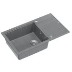 GRANITAL POMIVALNO KORITO QUADRON EVAN 136 XL SIV - slika 3